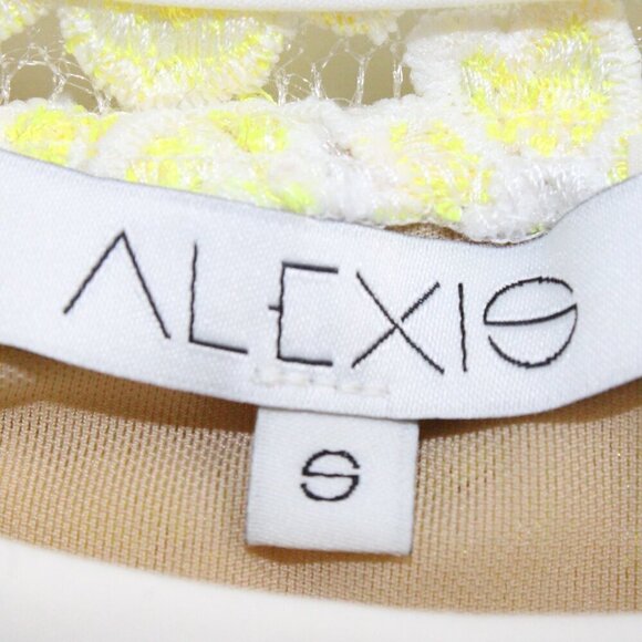 Alexis Yellow Floral Lace Romper - Picture 2 of 3